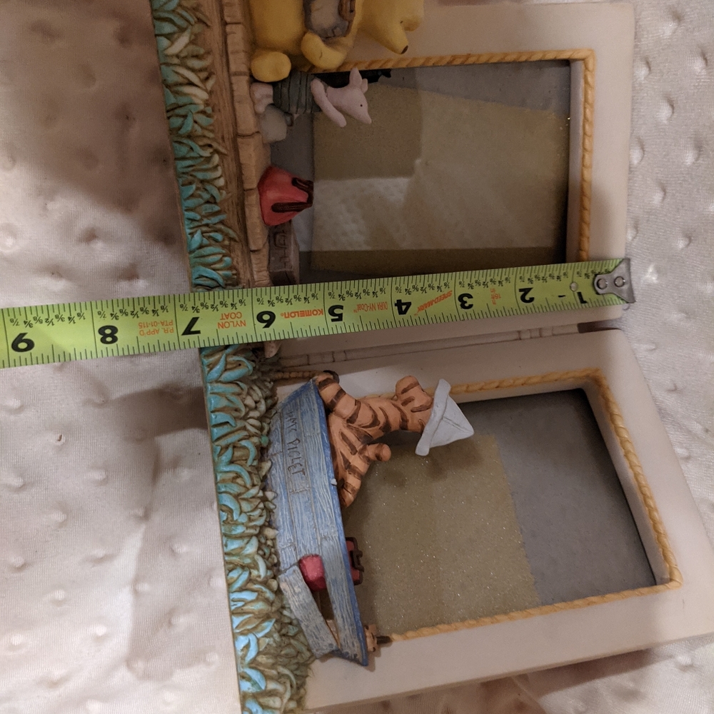 Winnie the Pooh - rare / vintage picture frame. Dual pictures. - Picture 10 of 12